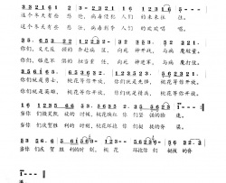 桃花等你开放献给奋战在抗疫、疫情一线的医护人员简谱