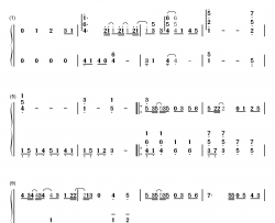 化作樱花树钢琴简谱-数字双手-SNH48