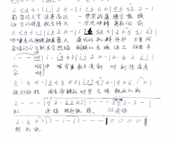 空军战歌简谱-谭小艳演唱-张益魁/王柏清词曲