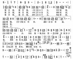 数天数龚玥原唱简谱-龚玥演唱-陈越/陈越词曲