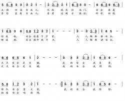 安全发展歌简谱(歌词)-谱友朝乐蒙上传