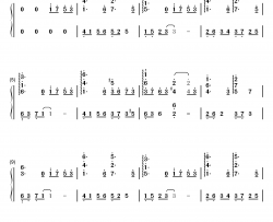 有哉と美月钢琴简谱-数字双手-中西亮辅