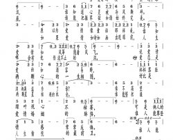 爱情的眼泪简谱-李繁花演唱-陈玉霞、臧辉先/陈普词曲