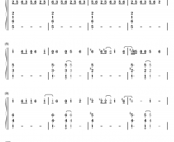 ずっとずっとずっと钢琴简谱-数字双手-久川綾  丹下桜