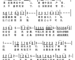 我是中国人章时聚词章时聚曲我是中国人章时聚词 章时聚曲简谱