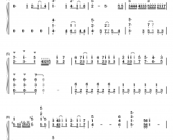 Tone钢琴简谱-数字双手-苍井翔太