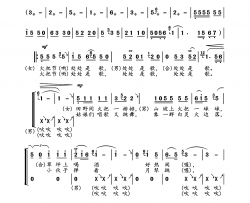 火把节之夜载于《编钟新声》第五期【歌曲新作】栏目简谱