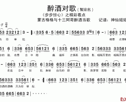 醉酒对歌简谱-《步步惊心》之精彩看点