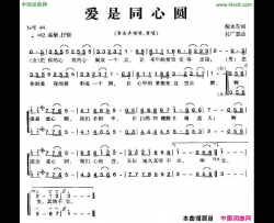 爱是同心圆简谱