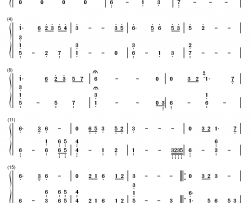 铁血丹心 简单版钢琴简谱-数字双手-甄妮