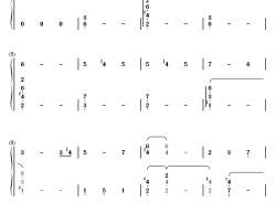 Continued Story钢琴简谱-数字双手-Hitomi(黒石ひとみ)