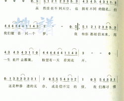 活得精彩简谱-黄家驹演唱