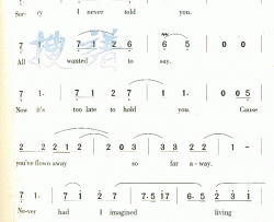 OneSweetDay简谱