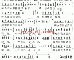 我用自己的方式爱你简谱-陈明真演唱