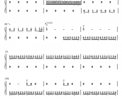 醉孤舟钢琴简谱-数字双手-未知