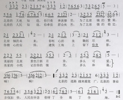 北泉人民怀念你简谱