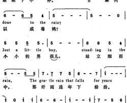 [美]小小的雨点甘霖何以成毒鸩WhatHaveTheyDoneTotheRain[美]小小的雨点甘霖何以成毒鸩 What Have They Done To the Rain简谱