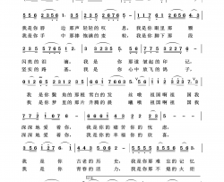 祖国啊我深深地爱着你祖国颂歌100首简谱