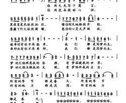 梦的火焰简谱