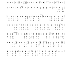 Synchronicity日本动画片《翼·东京默示录》片头曲简谱-牧野由依演唱-梶浦由記/梶浦由記词曲