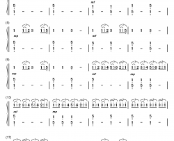 皮卡丘之歌钢琴简谱-数字双手-大谷育江