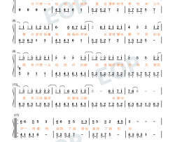 合拍钢琴简谱-许嵩演唱