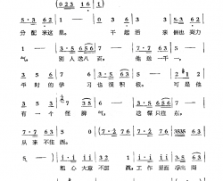 提起这位张大志歌剧《煤店新工人》选曲简谱-于淑珍演唱