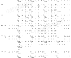 时间都去哪了简谱+和弦简谱-王铮亮演唱-陈曦/董冬冬词曲