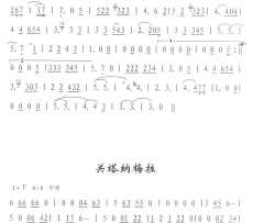 乘着歌声的翅膀∙简谱-外国名曲演唱