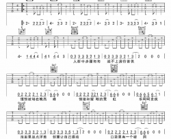 电视剧《欢乐颂》主题曲吉他谱、韩凛编配简谱
