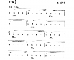 巴比伦河中英文简谱-Boney M演唱-美国歌曲词曲