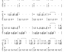 SET A FIRE钢琴简谱-数字双手-真锅昭大