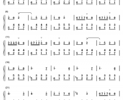 阿拉伯风格钢琴简谱-数字双手-布格缪勒