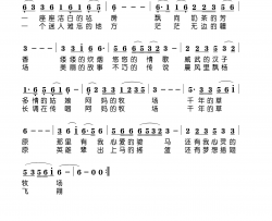 阿妈的牧场简谱