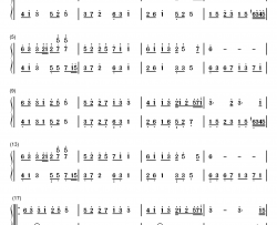 Hometown and miss钢琴简谱-数字双手-小周