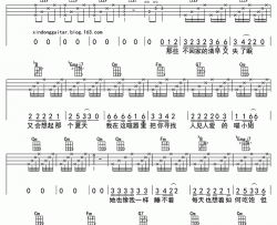 再见吧－喵小姐ukulele四线谱简谱