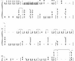 V.I.P钢琴简谱-数字双手-SID