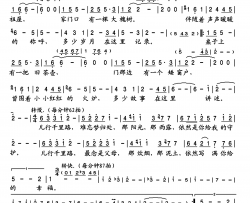 儿行千里路简谱-龙伟华演唱-廖建中/仇韬兀词曲