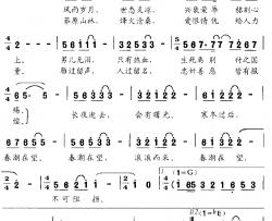 春潮在望简谱-电视剧《闯关东前传》主题歌徐沛东-