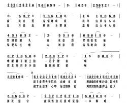 战士豪迈简谱