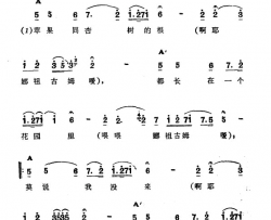 娜祖古姆新疆伊犁维吾尔民歌第三套《收割歌》娜祖古姆新疆伊犁 维吾尔民歌 第三套《收割歌》简谱