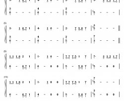 Can You Feel My World钢琴简谱-数字双手-王力宏