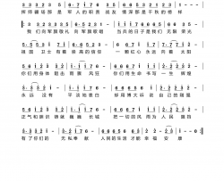 八一赞歌卢玉琼简谱-卢玉琼演唱-卢玉琼/卢玉琼词曲