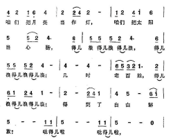 高粱红了又名：青纱帐里简谱