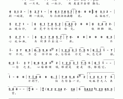 眼前简谱(歌词)-谭晶演唱-电视剧《孤芳不自赏》主题曲