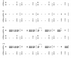 1钢琴简谱-数字双手-Logic