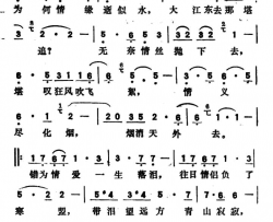 京华春梦香港电视连续剧《京华春梦》主题歌简谱-汪明荃演唱-邓伟雄/顾嘉辉词曲