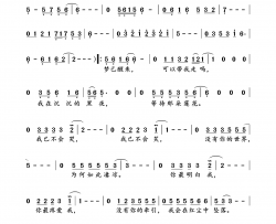 世界如此寂寞简谱(歌词)-刀郎演唱-一笑奈何晓斅记谱