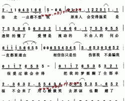 开始董了简谱