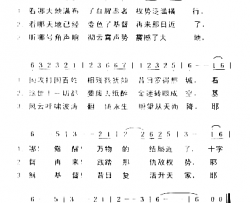 震撼简谱
